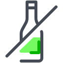pastel color style kein alkohol icon