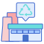 centro de reciclagem externo-centro de reciclagem-flaticons-lineal-color-flat-icons-15 icon