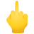 emoji del dedo medio icon