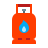 color style gas bottle icon