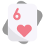 externo-37-seis-de-corações-cartas-de-jogo-bearicons-flat-bearicons icon