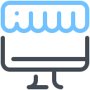 Las compras en línea icon