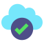 Checked Cloud icon