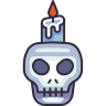 Череп-свеча icon