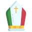 esterno-Pope-Crown-italy-icongeek26-flat-icongeek26 icon
