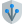 Secure nodes with a shield protection isolated on a white background icon