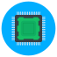 tecnologia de chip de computador externo e estoques esmagadores de hardware-estoques circulares-10 icon