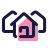 pulsar color style neighborhood icon