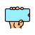 mão segurando smartphone icon