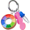 3d stickle style keychain with design program tools icon