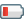 Smartphone low battery power level indication isolated on a white background icon