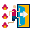 Пожарный выход icon