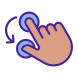 Double Finger Rotation Gesture icon