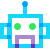 water color style bot icon