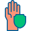 Ganze Hand icon