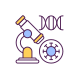 discovering new type of coronavirus icon