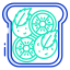 mozzarella toast icon
