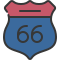 66 Route icon