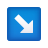 emoji de flecha hacia abajo y hacia la derecha icon