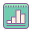 cute color style numbers icon