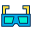 3d glasses icon