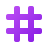Hashtag Large icon