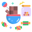 christmas chocolates icon