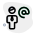 外部商人使用公司电子邮件地址工作全绿色塔尔维沃 icon