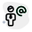 businessman using company email address for work icon