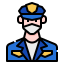 Policeman in Mask icon