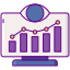 external-monitoring-market-research-flaticons-lineal-color-flat-icons icon