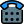 Dial pad buttons of an outdated phone layout icon