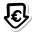 stickers duotone style niedriger preis: euro icon