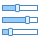 Réglages horizontal icon