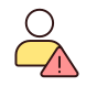 unknown user warning icon