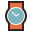 retro style watches front view icon