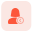 左箭头用户 icon