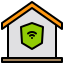 segurança externa-casa inteligente-xnimrodx-lineal-color-xnimrodx icon
