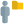 employee sharing a single folder on an online server icon