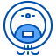 robot vacuum cleaner icon