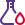 Flask for testing blood serum and other components present icon