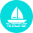 bateau-externe-été-glyphe-sur-cercles-amoghdesign-2 icon