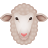emoji style 양고기 icon