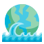 外部地球世界海洋日 wanicon 平坦 wanicon icon