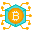Blockchain Digital icon