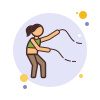 女性のバトルロープ icon
