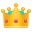 skeuomorphism style 왕관 icon