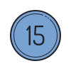 15 Circled C icon