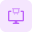 Computer program for office presentation prepration layout icon