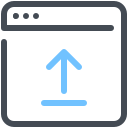 ブラウザ経由でアップロード icon